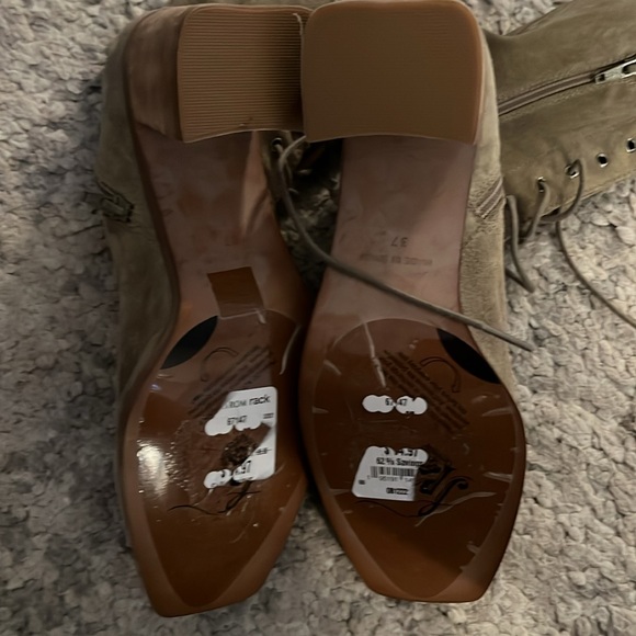 Free People lace up square toe boot - Picture 3 of 3